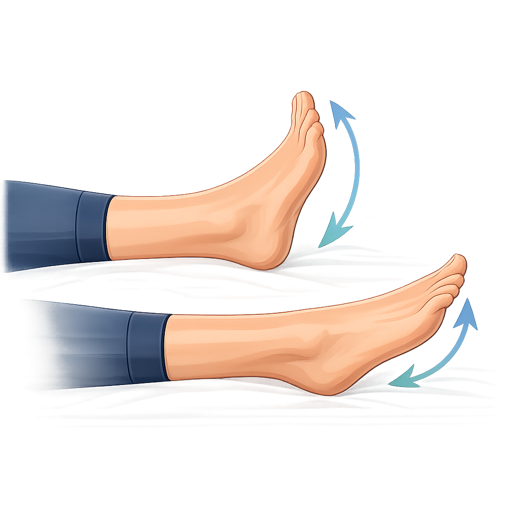 Ankle Pumps exercise illustration