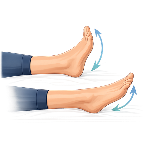 Ankle Pumps exercise illustration