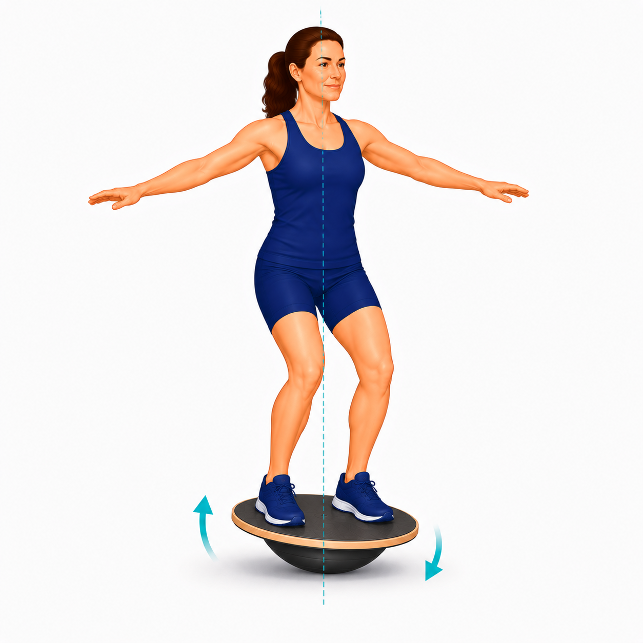 Balance & Proprioception Drills exercise illustration