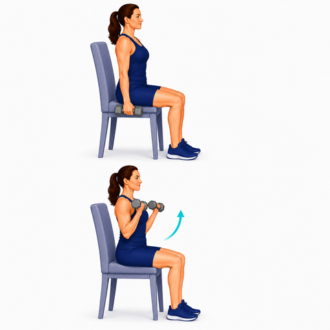 Biceps Curls (Upper Body) exercise illustration