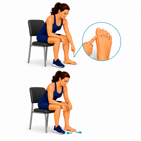 Big Toe Strengthening (Abduction) exercise illustration
