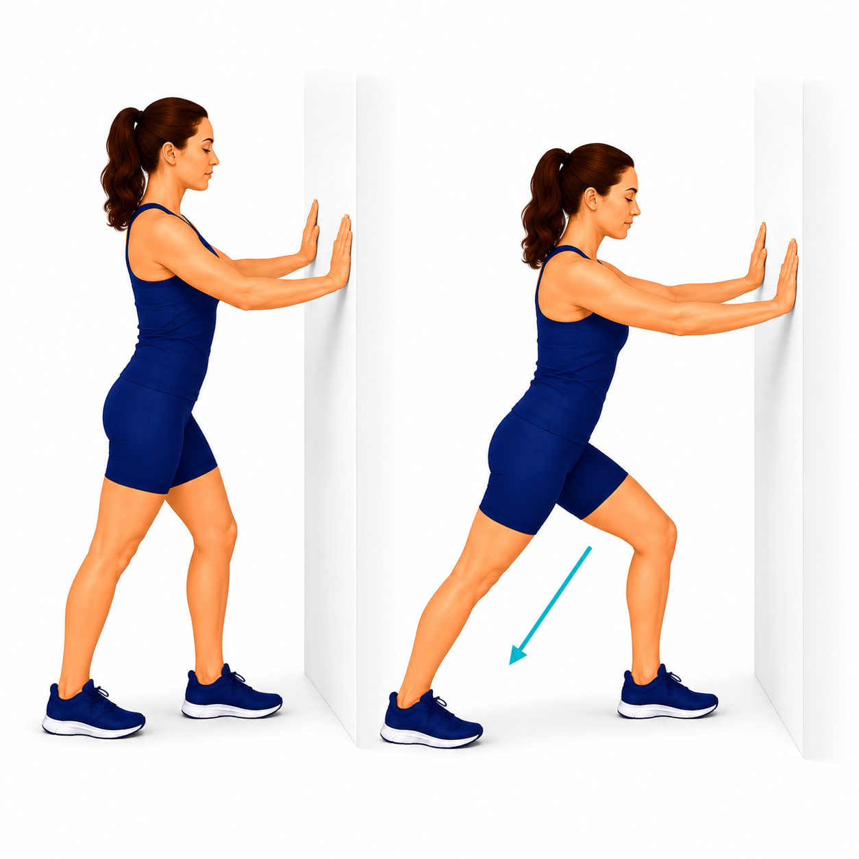 Calf Stretch exercise illustration