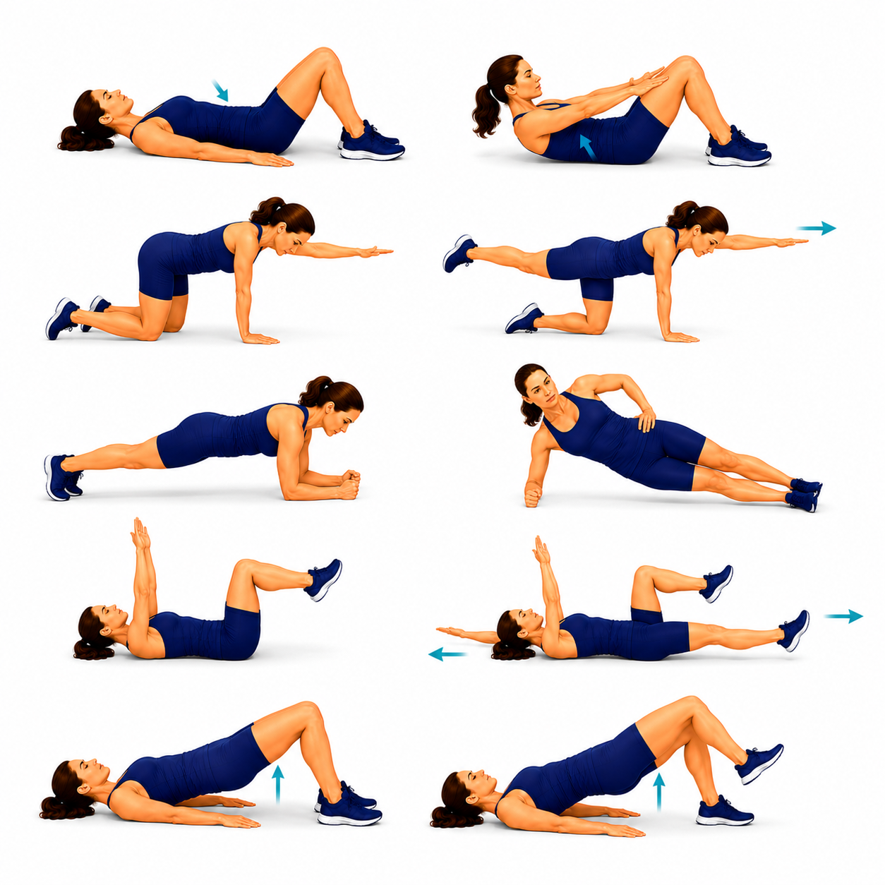 Core Stabilization exercise illustration