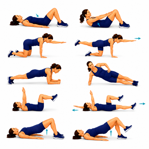 Core Stabilization exercise illustration
