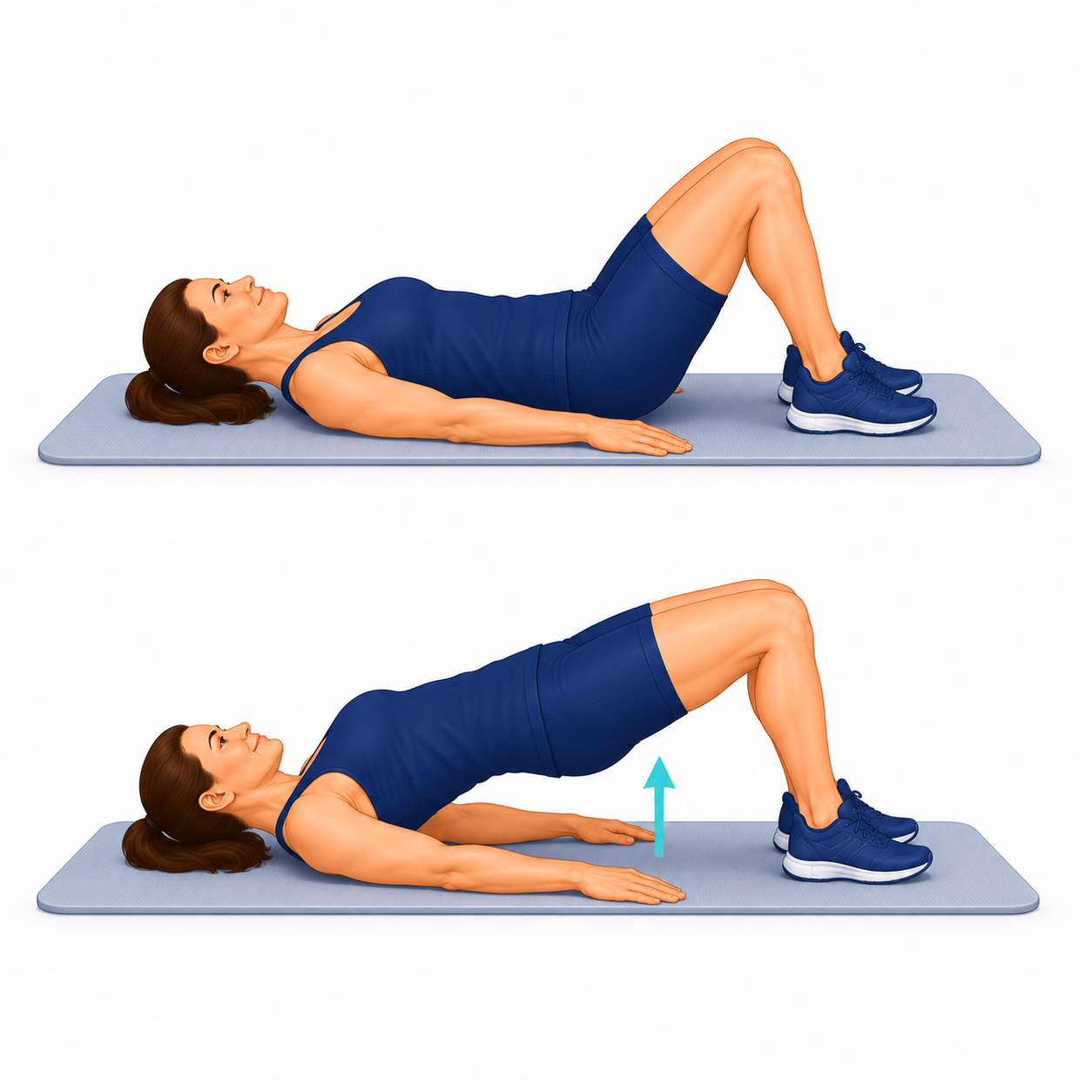 Core Strengthening exercise illustration