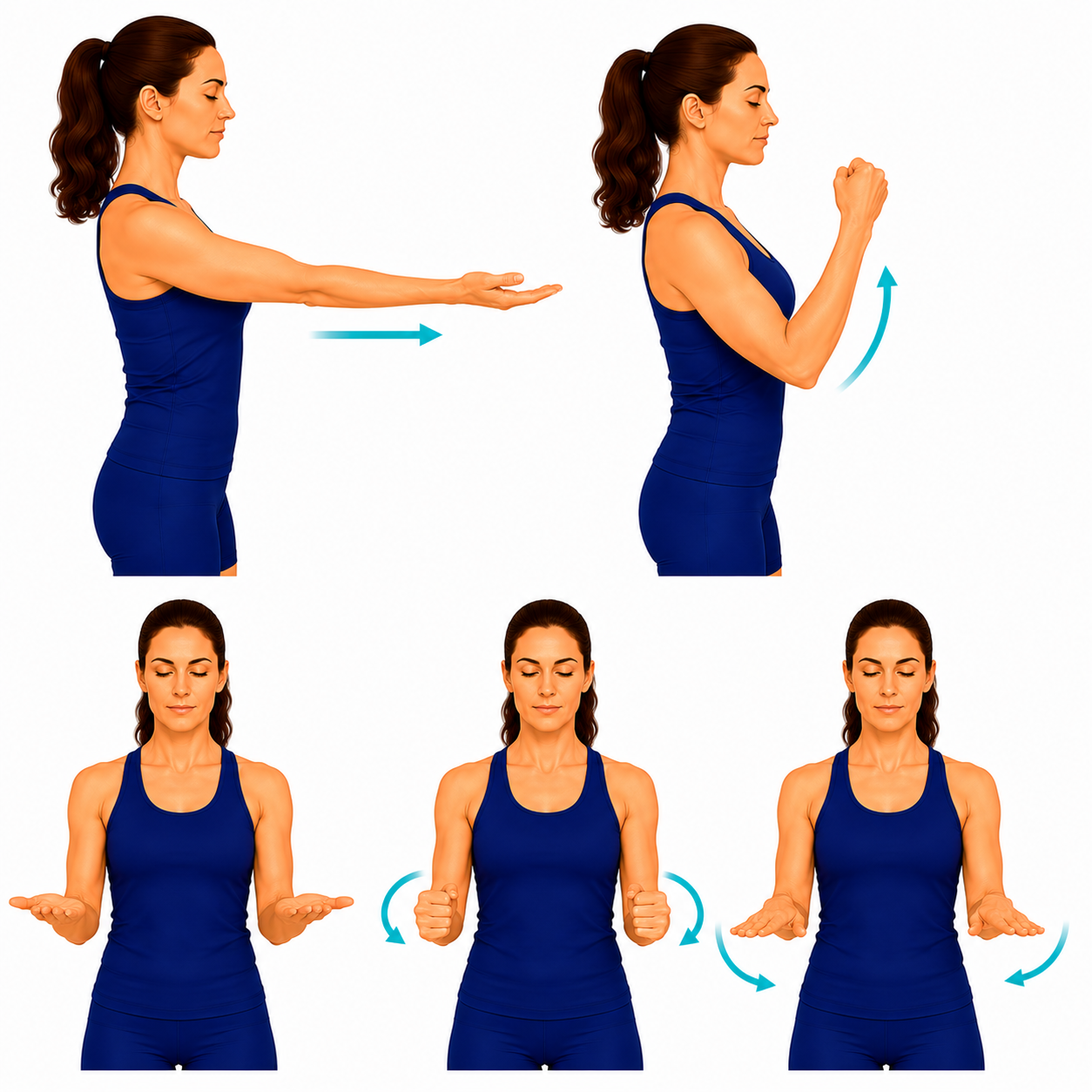 Elbow Range of Motion exercise illustration