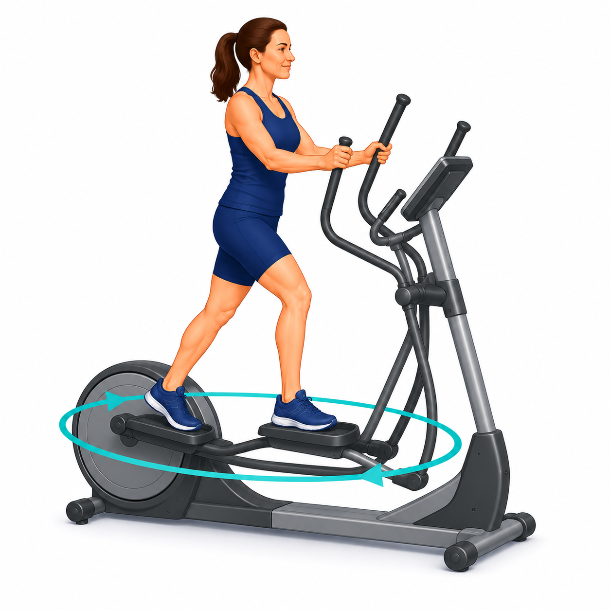 Elliptical Trainer exercise illustration