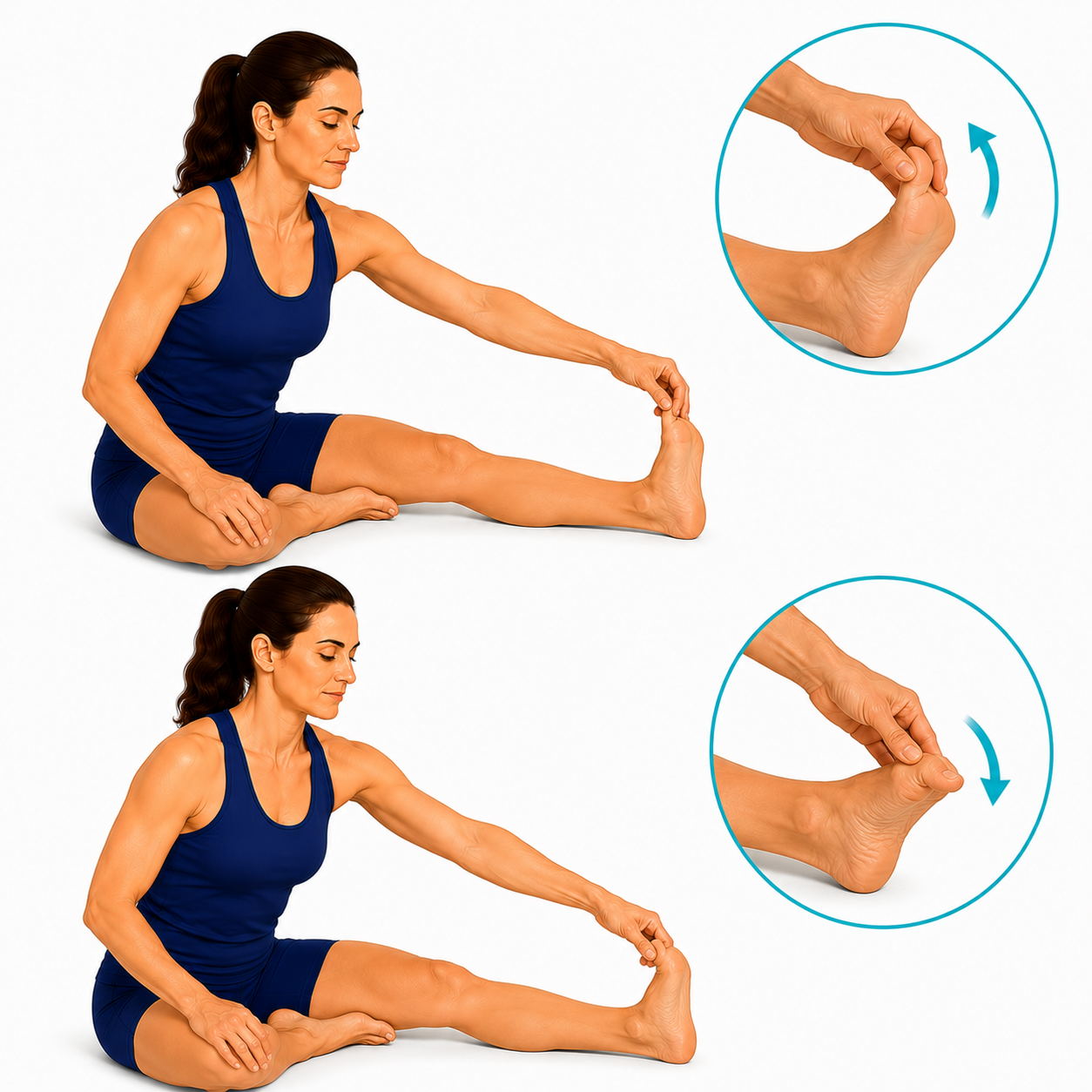 Great Toe Range of Motion exercise illustration