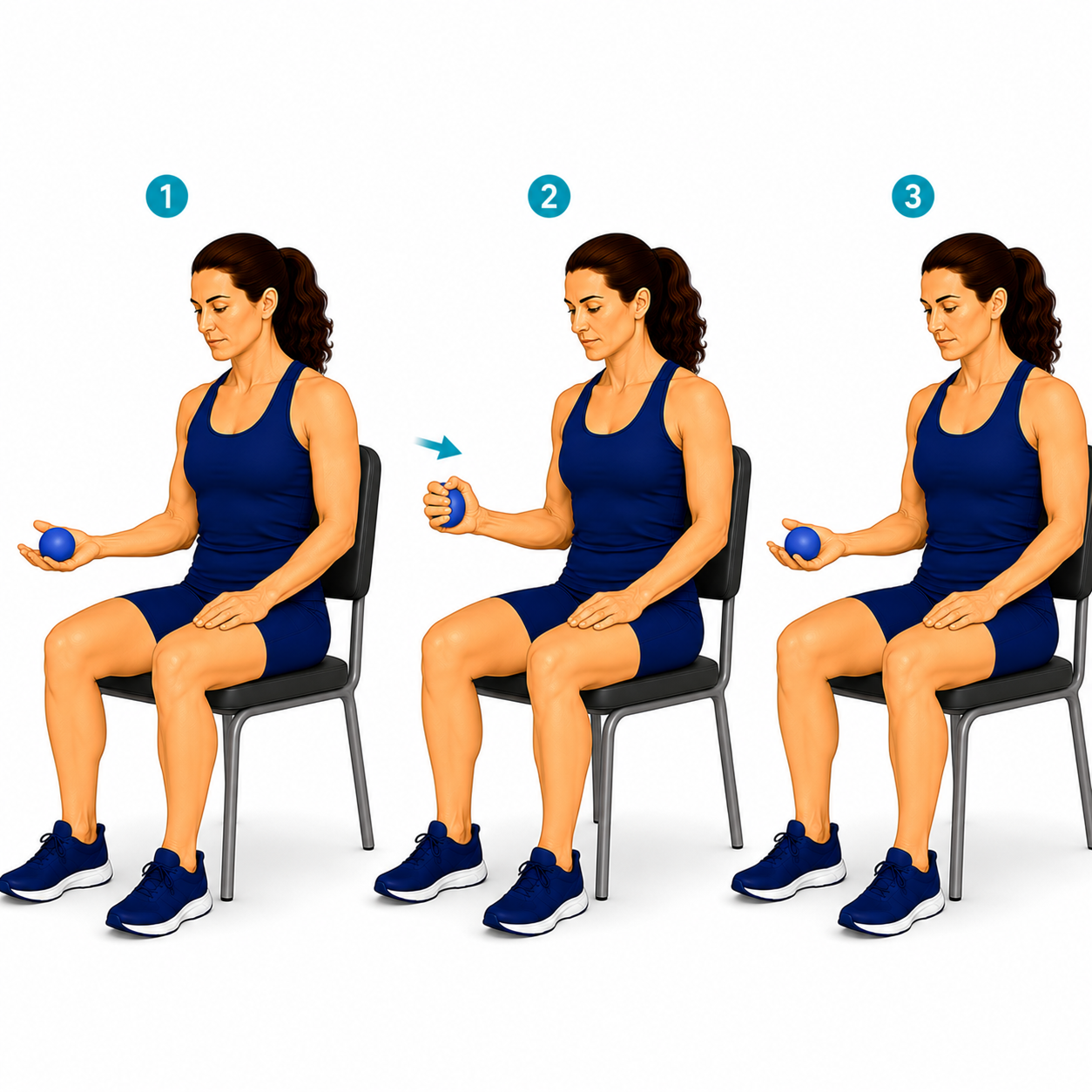 Grip Strengthening exercise illustration