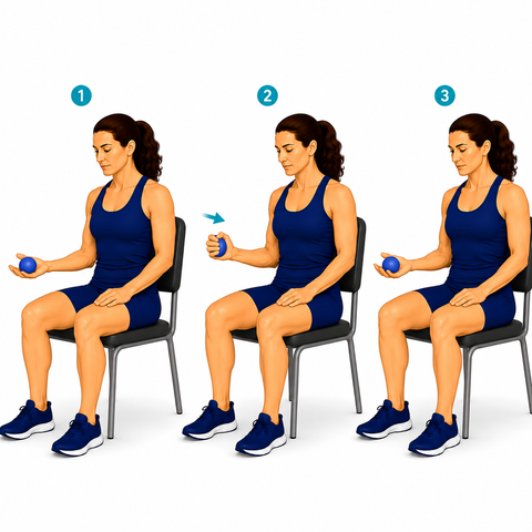 Grip Strengthening exercise illustration