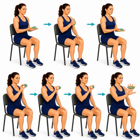 Hand Putty Exercises exercise illustration