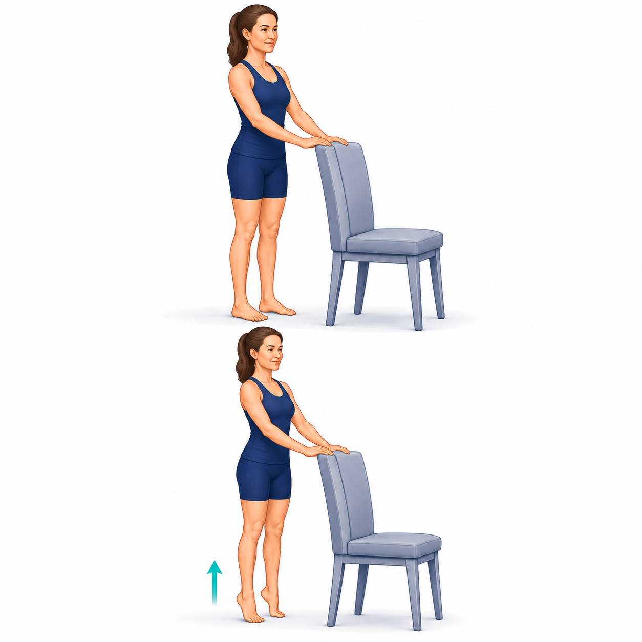 Heel Raises exercise illustration