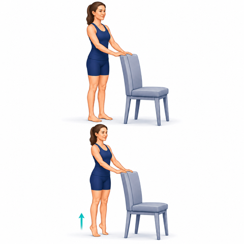 Heel Raises exercise illustration