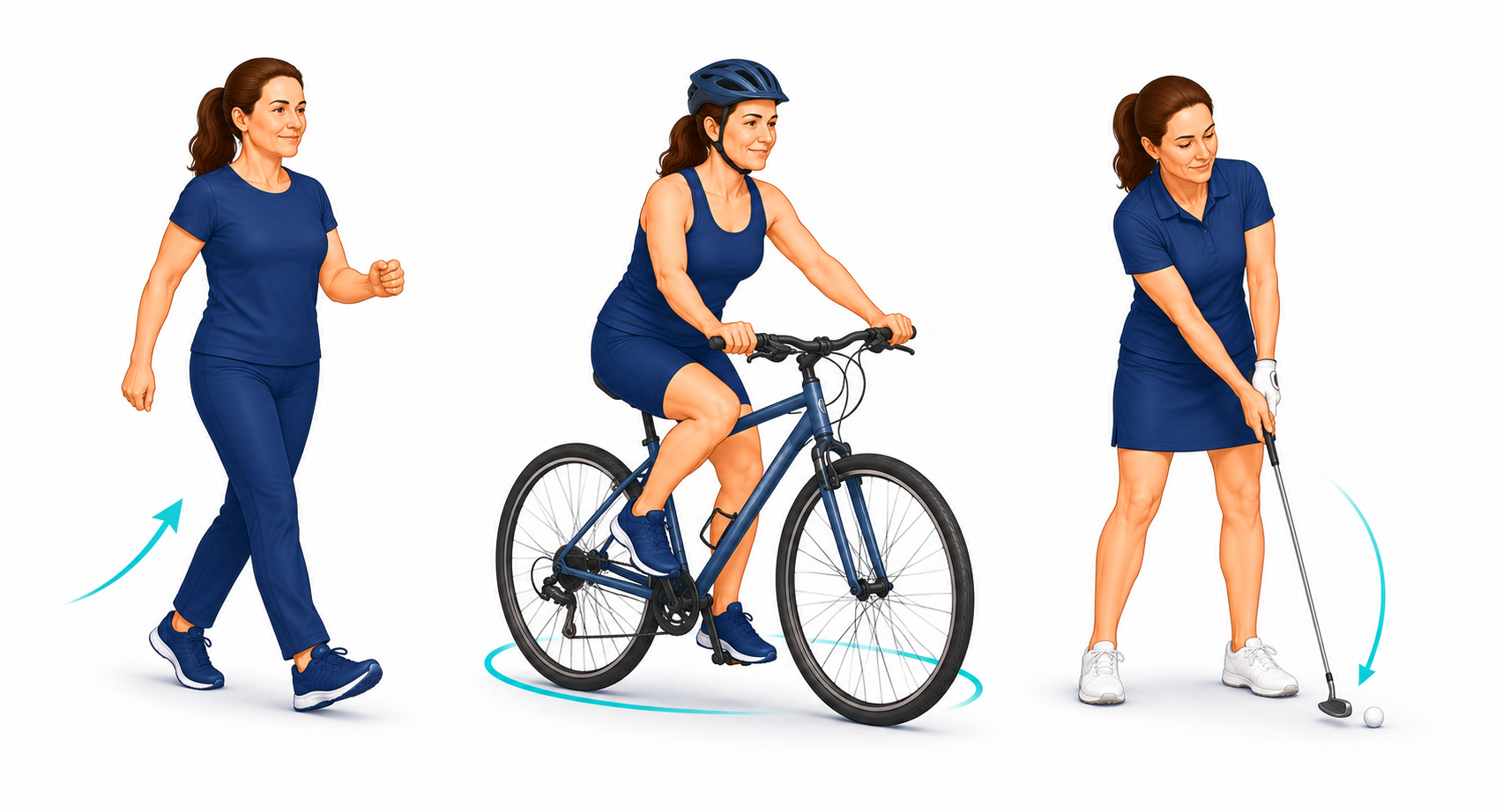 Low-Impact Recreational Activities exercise illustration