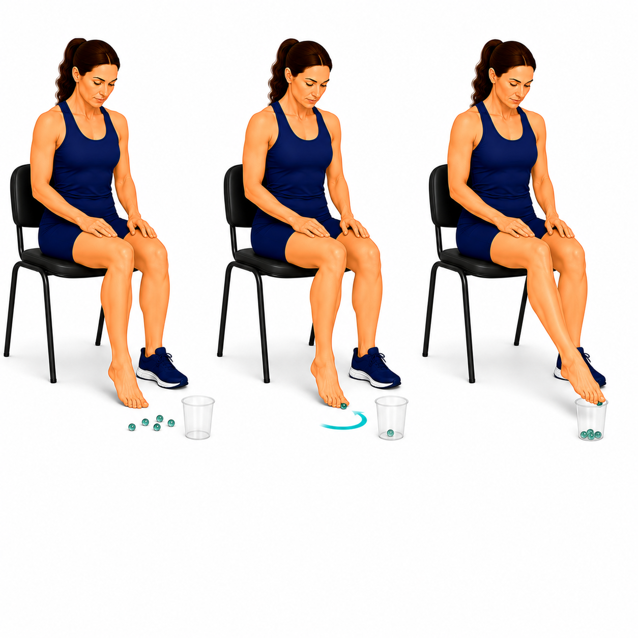Marble Pickups exercise illustration