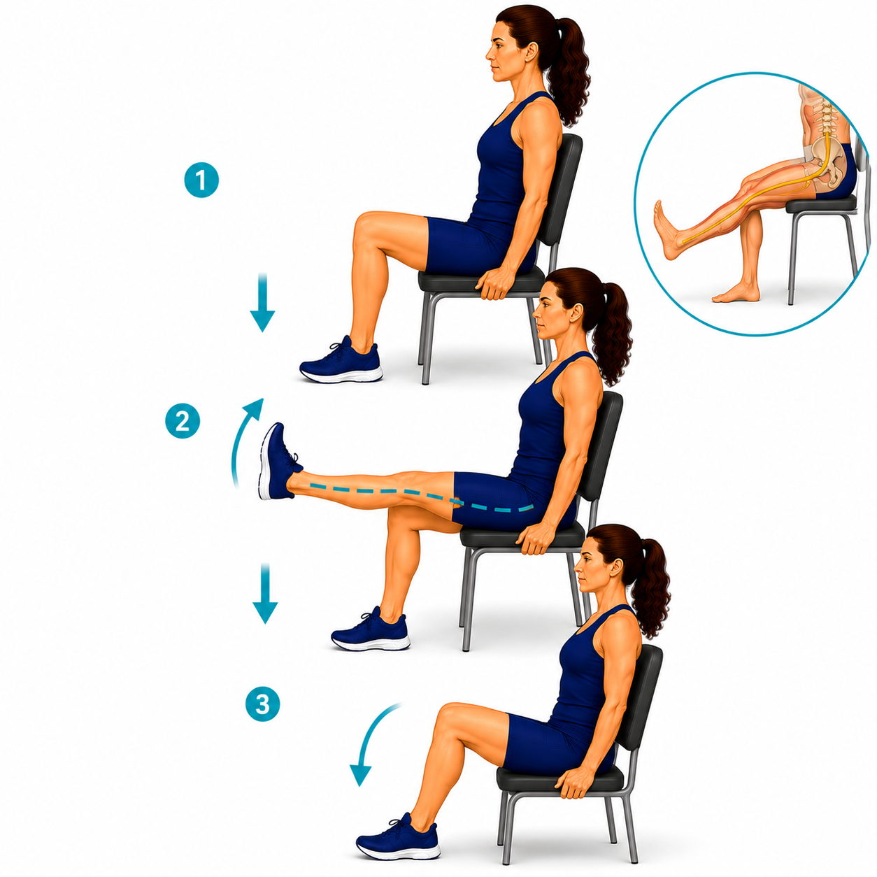 Gentle Nerve Glides exercise illustration