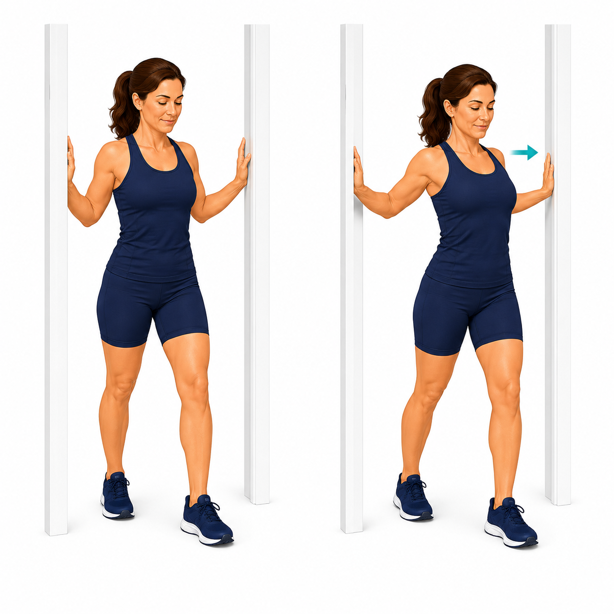 Doorway Chest Stretch exercise illustration