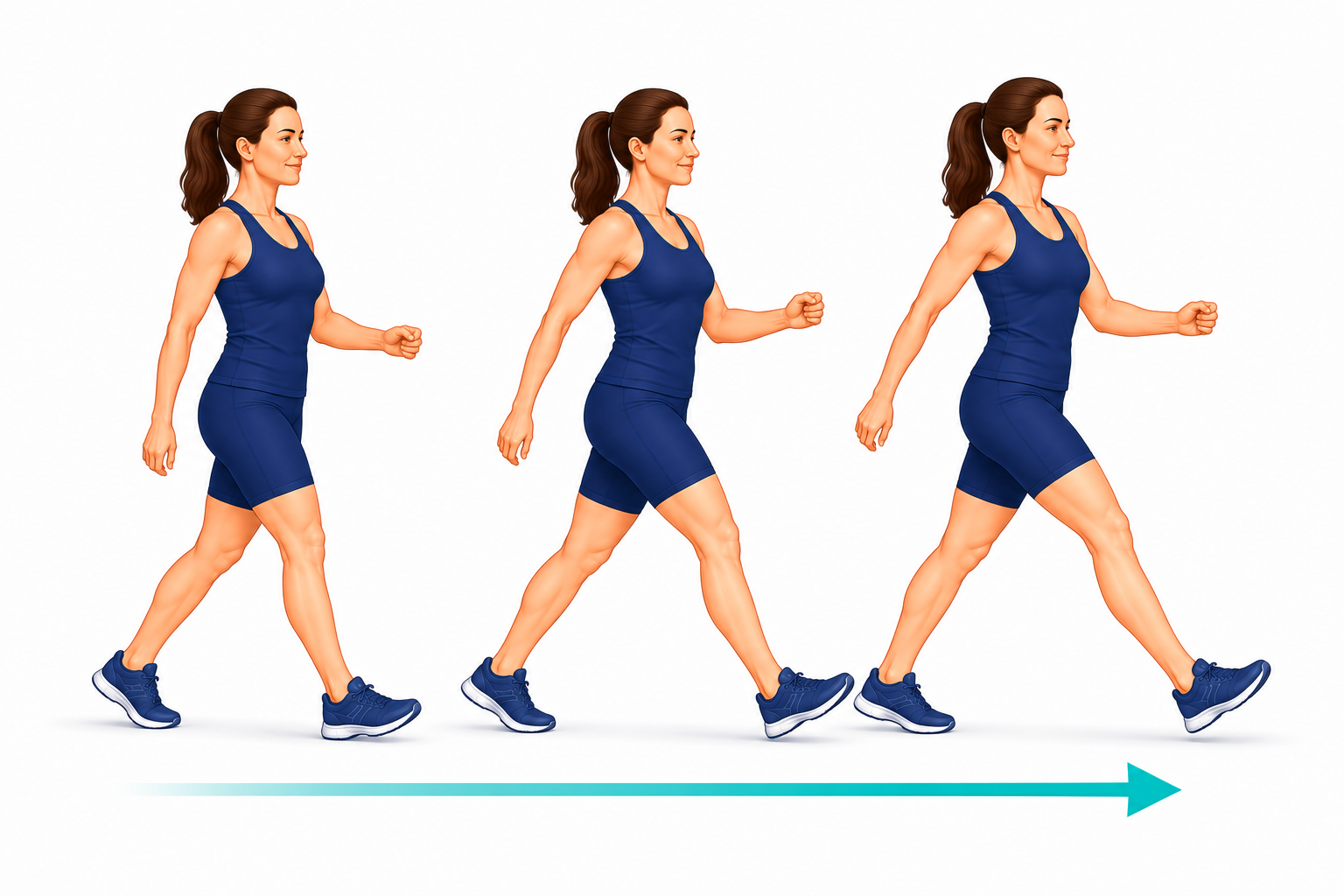Progressive Walking Program exercise illustration