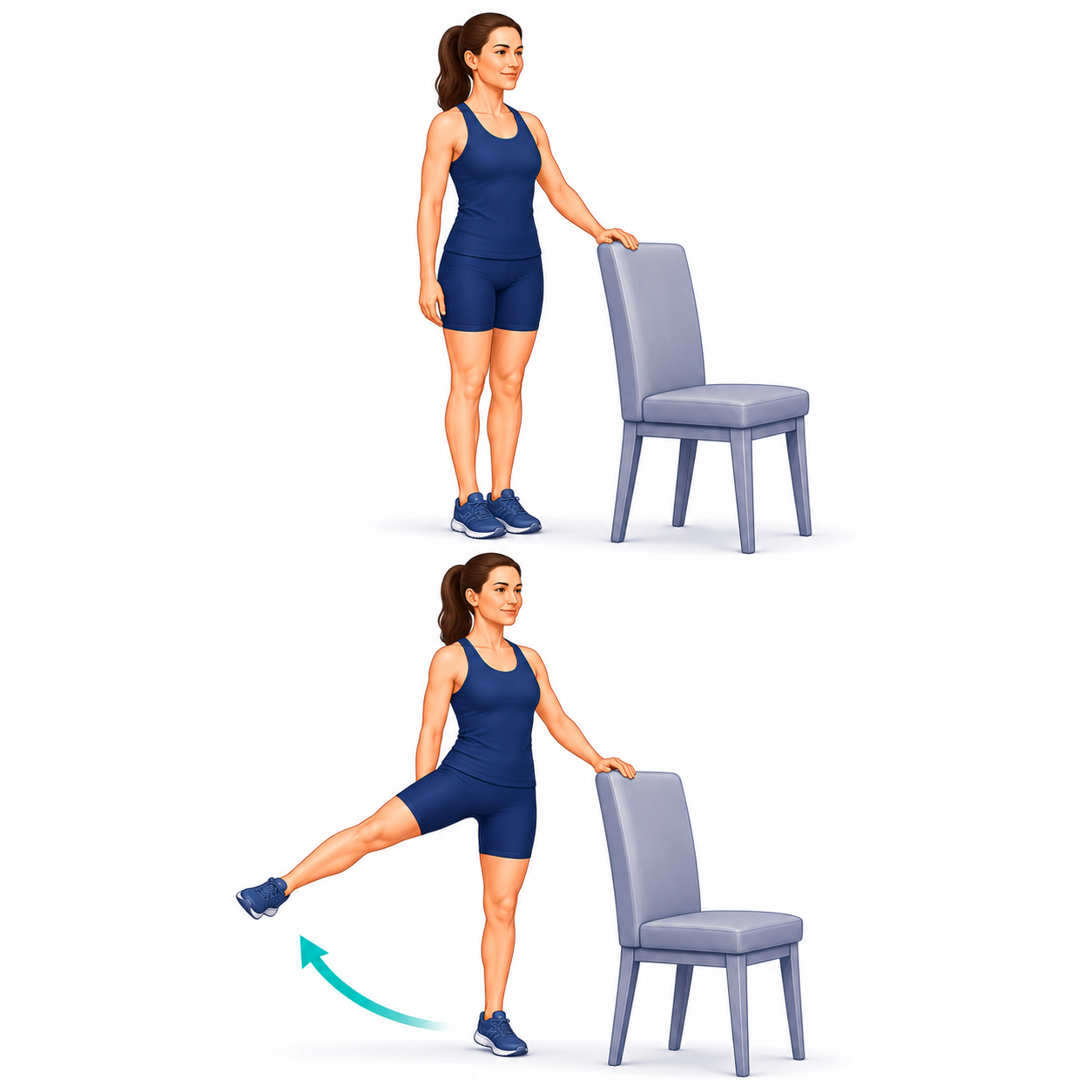 Standing Hip Abduction exercise illustration
