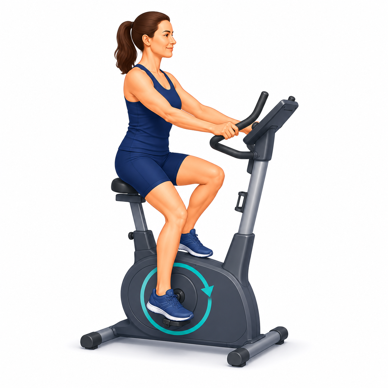 Stationary Bike exercise illustration