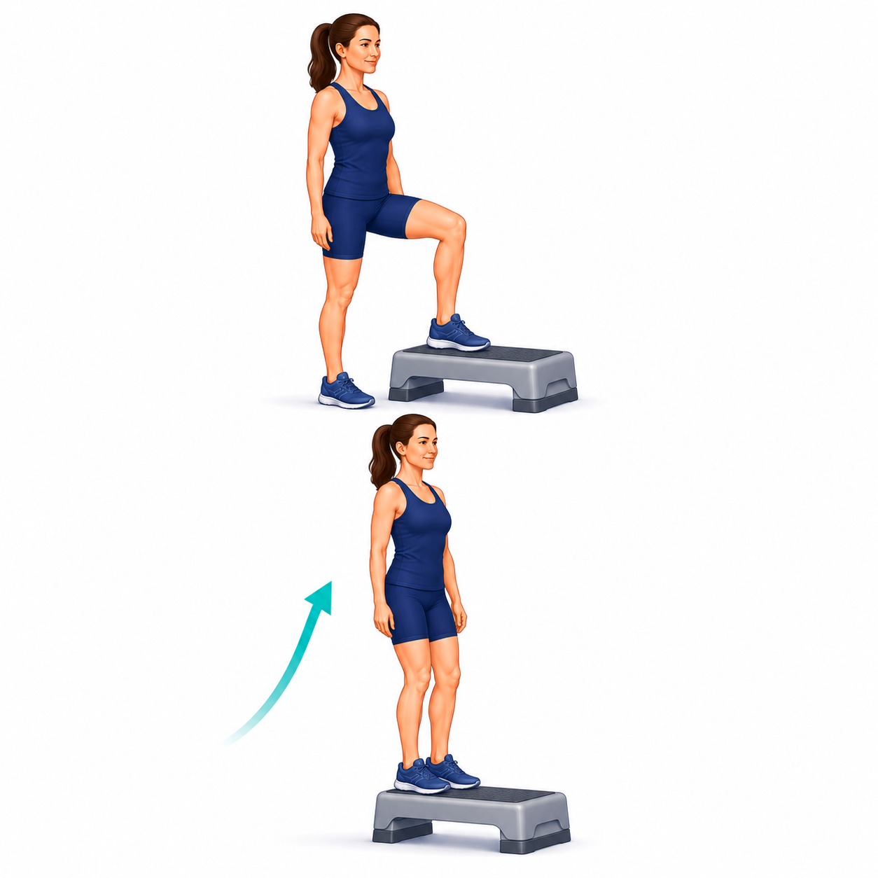 Step-Ups exercise illustration