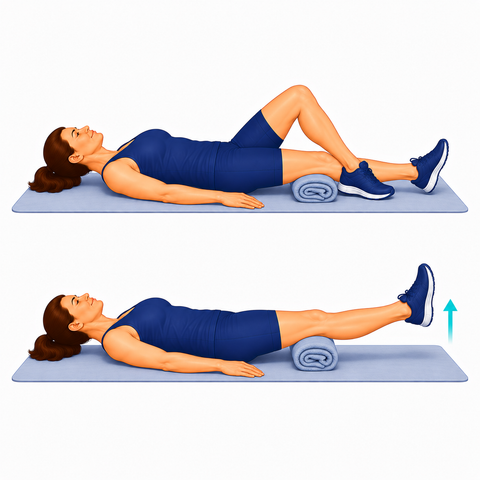 Terminal Knee Extensions exercise illustration