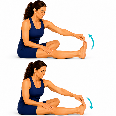 Toe Range of Motion exercise illustration